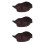 3Pièces Bonnet Chef Enfants Marron Pour 7