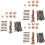 3Ensembles Ludiques En Bois Pour Cobayes Hamsters 5