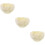 3Pièces Bol Rasage Naturel Jade Vert Grand 8