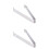 2Pièces Pinces Acier Inoxydable Argentées, Pour Glace Bar Maison 4
