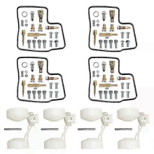 (Repair Kit and Float) Applicable HONDA VF 1000 F VF1000F SC15 1984-1986 Carburetor Repair Kit & Float Parts 4sets-jc