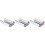 3Rouleaux Aluminium Argenté Jetable Outil Salon 4
