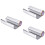 3Rouleaux Aluminium Argenté Jetable Outil Salon 6