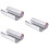3Rouleaux Aluminium Argenté Jetable Outil Salon 7