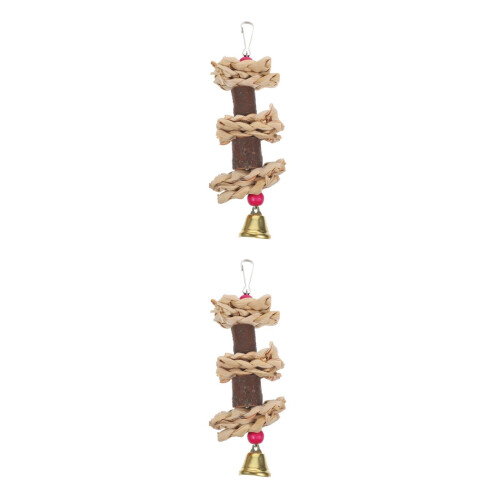 2Pièces Pour Oiseaux Coloré Pour Cage Divertissement 1