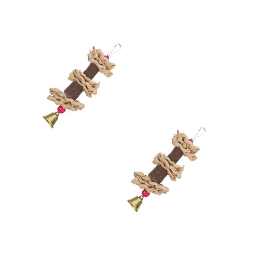 2Pièces Pour Oiseaux Coloré Pour Cage Divertissement 2