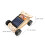 3Sets Solar Aangedreven Auto Speelset - Lichtgeel Modelbouw DIY Kit 2