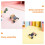 3Sets Solar Aangedreven Auto Speelset - Lichtgeel Modelbouw DIY Kit 4