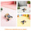 3Sets Solar Aangedreven Auto Speelset - Lichtgeel Modelbouw DIY Kit 5