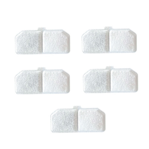 Ersättningsfilter för djurfontän (5-pack) - Håll ditt husdjur hydratiserat