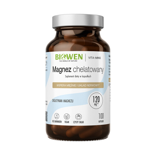 Biowen Magnez Chelatowany 100 Kaps.