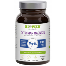 Biowen Cytrynian Magnezu 100 Kaps.