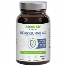 BIOWEN Sodium Butyrate 580 mg - food supplement for humans - 100 capsules