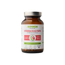 Biowen New Vitamin D3 + K2 Forte 12000 Iu, 60 Capsules