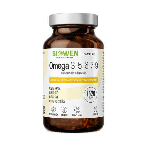 Biowen Omega 3-5-6-7-9 60 Kaps.