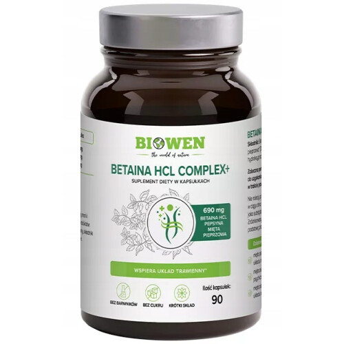 Biowen Betaina Hcl Complex+ 90 Kaps.