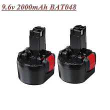 Bat048 9.6v 2000mah Ni-cd Battery Compatible Bosch Psr 960 Bh984 Bat048 Bat119 9.6v Power Tools Rechargeable Battery 2pcs-c-HD