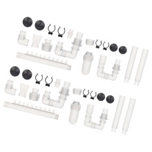 2Sets Aquarium Accessoires ABS Uitlaat Inlaat Tube Garnalen