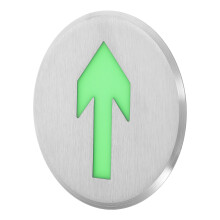 Glowing Arrow Signs Roestvrij Staal 1 Set 4,5x4,5x0,04 Inch
