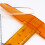 2St T-Square Ruler Dubbelzijdig Plastic Voor Precieze Meting 4