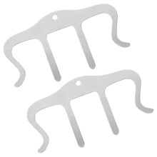 2 stuks metalen muziekboekklem, houder voor muziekbladen en muziekmap