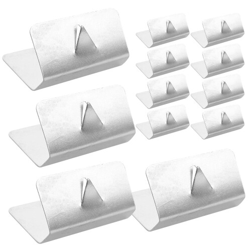Windafsluiter Bevestiging Metaal 12-Pack 0,8 x 0,6 x 0,4 Inch