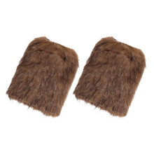 1Paar Fluffy Beenhoezen Viking Inspiratie Warm Polyester