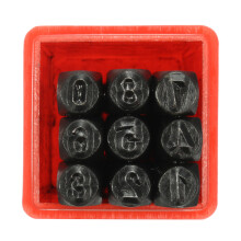36 Stuks Craft Stempel Nummer Afdrukken Doos