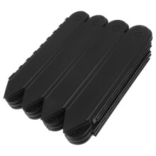 Duurzaam Zwart Plastic Tuinafsluiting Voor Buitenshuis Decor