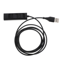 Duurzame Headset Controle USB Adapterkabel Voor Bureautelefoon