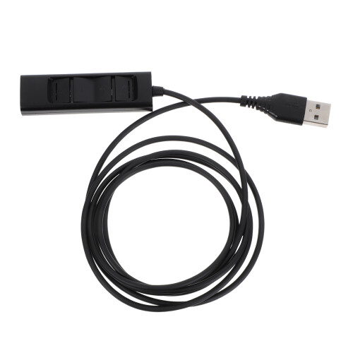 Duurzame Headset Controle USB Adapterkabel Voor Bureautelefoon