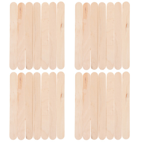 100St Khaki Craft Sticks En Lichtgewicht Voor Creaties