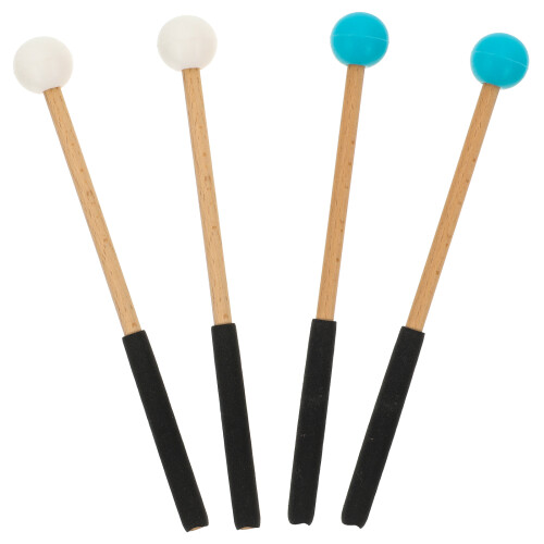2Paren Set Kleurrijke Rubberen En Drumsticks Voor Performance
