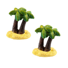 2 Vierkante Drukknoopknopen Miniature Boomversiering Strand