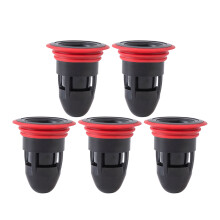 5St Zwarte Silicone Anti-Odeur Floor Drain Plug Met Terugslagpreventie