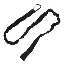 Polyester Kayak Peddel Leash Zwart Veiligheidskoord Elastisch