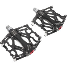 1Paar Zwarte Nylon Pedalen Voor Duurzaam En Comfortabel