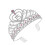 Roze Rhinestone Tiara Kroon Verjaardag Versiering 1