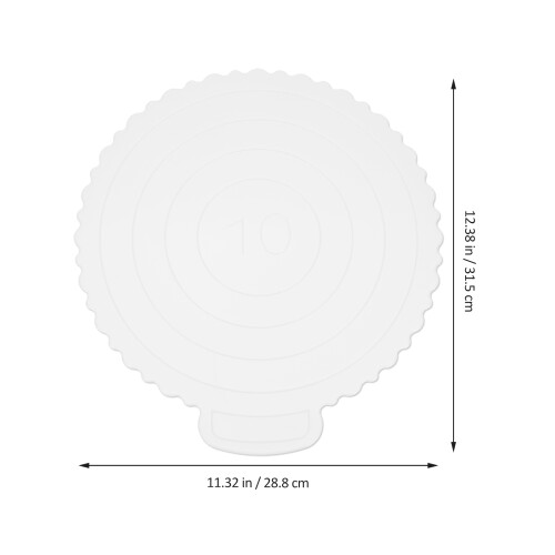 2St Witte Cake Boards Voor Desserts Feest En 1