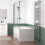 NES Home Nes Home L Shaped LH 1800mm Curved Shower Bath Acrylic Front Panel & Screen 3