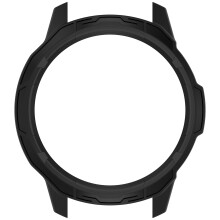 Hollow Armor Case kompatibel mit Garmin Venu 4 45mm - Schwarze PC-Schutzhülle 45 mm