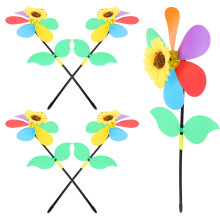 5St Zesbladige Plastic Pinwheels Voor En Kinderplezier