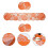 Raindrops Pompoen Decoratie Tafelkleed 183X33 Cm 9