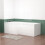 NES Home Nes Home L Shaped LH 1800mm Curved Shower Bath Acrylic & Front Panel 1