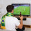 Groene Voetbal Fan Sjaal Polyester Voor Nationale Teamfeest 3