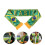 Groene Voetbal Fan Sjaal Polyester Voor Nationale Teamfeest 5