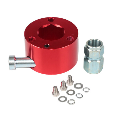 Rood Quick Release Stuuradapter Duurzaam Voor Auto