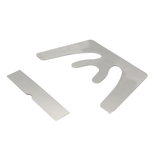 2St Occlusale Bite Plate Rvs Gemaakt Voor Mondcomfort