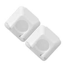 Curtain Rod Bracket Wit 2 Stuks 1,61x1,57x1,06 Inch