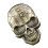 1 Stuk Skull Auto Sticker 3D Zinklegering 1